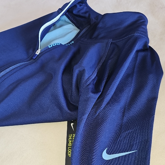 Nike Women's Dark Blue Half-Zip Sweatshirt - Picture 5 of 14